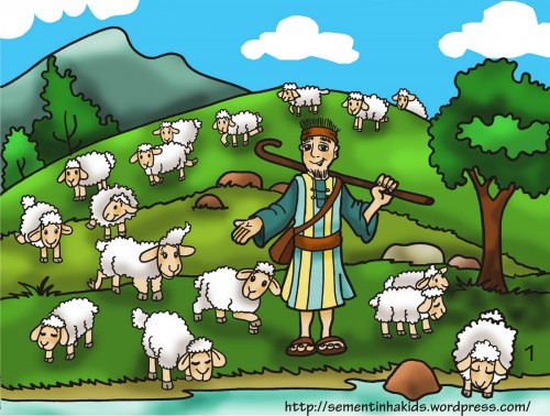 El pastor y la oveja obediente